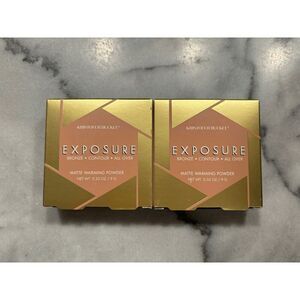 Kristofer Buckle Exposure Matte Warming Powder Bronzer in Lot of 2
